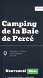 Mobile Screenshot of campingbaiedeperce.com